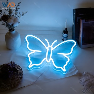 Enseigne néon élégante en forme <span class=keywords><strong>d</strong></span>'ailes, symbole pour les chambres, les bureaux <span class=keywords><strong>et</strong></span> les espaces artistiques - Product Image 3