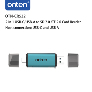 Portable 2-in-1 <strong>USB</strong>-C <strong>USB</strong>-A SD 2.0 <strong>TF</strong> 2.0 <strong>Card</strong> <strong>Reader</strong> Magnetic Feature Wholesale <strong>OTG</strong> CF <strong>Card</strong> Use Including SD External - Product Image 3
