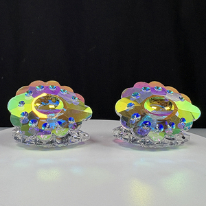 AB Tinh thể thủy tinh vỏ với ngọc trai figurine trang trí MH-D0463 - Product Image 5