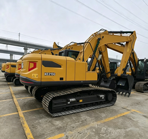 รถขุดตีนตะขาบขนาดกลาง XE215G เครื่องยนต์ไฮดรอลิกที่เชื่อถือได้ พร้อมปั๊มและเกียร์สำหรับงานดิน งานก่อสร้างถนน และโครงการเหมืองหิน คุณภาพสูง - Product Image 5