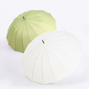 Nuevo Paraguas de Estilo Chino con 16 Varillas, Mango de Madera, Apertura Manual, Protección Solar y contra la Lluvia, para Viajes - Product Image 4
