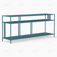 Meuble TV moderne en métal électrique, montage facile avec emballage compact pour petit appartement, salon et chambre à coucher