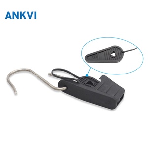Serre-câble en acier inoxydable type bec de canard pour ancrage de câble aérien FTTH - Product Image 4