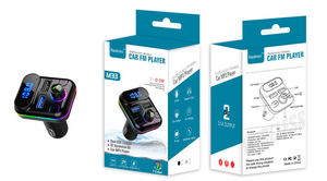 MP3 portátil para automóvil para reproductor <span class=keywords><strong>Bluetooth</strong></span> 5,0 con conexión USB Transmisor FM BT para llamadas manos libres - Product Image 5