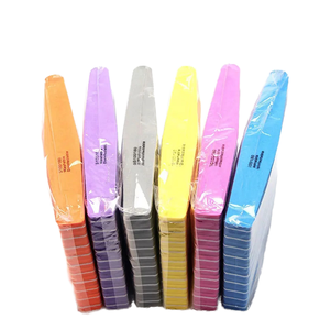 Limas y pulidores de uñas reutilizables de doble cara con diseño de diamante Emery 2025, grano 100/180, esponja lavable, color lima - Product Image 1