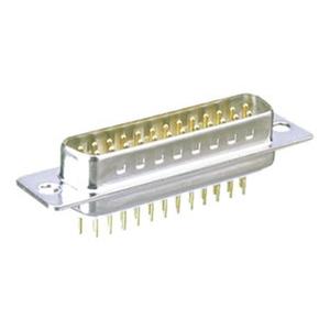 Connecteur mâle de type D avec insertion, idéal pour les connexions électriques et électroniques, garantit la stabilité et la résistance. - Product Image 1