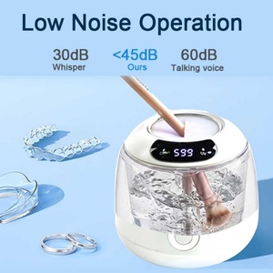 2026 180ml Dental Pod Ultrasonic Cleaner Bulk Order Small Retainer Ultrasonic Cleaner with UV for <b>Denture</b> Aligner Braces - Product Image 5