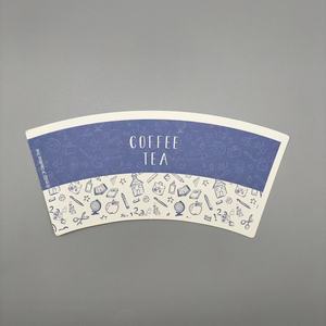 Gobelet en carton spécial double face en PE de qualité alimentaire pour boissons et collations, impression flexographique, modèle pour emballage, vente en gros - Product Image 1