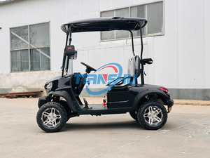 Utilitaire personnalisé de luxe <span class=keywords><strong>chasse</strong></span> hors route 72V Lithium 4 roues voiturette de Golf 4 places rue légale avec pare-brise - Product Image 3