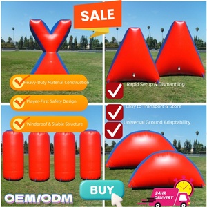 Bunkers gonflables colorés pour paintball, obstacles de jeu CS, arène de jeu interactive, bunkers pour jeu de tir en équipe sur terrain - Product Image 2