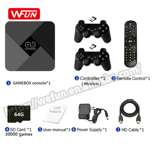 20% de réduction sur la console de jeu vidéo rétro <span class=keywords><strong>Super</strong></span> G5 2.4G avec deux manettes, 30 000 jeux, console de jeu sans fil pour PS1 N64 - Product Image 2