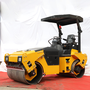 Kostenlose Ersatzteile <span class=keywords><strong>3</strong></span> Tonnen Straßenwalze Dieselmotor Doppeltrommelvibrator Asphaltverdichter Walze Werkspreis - Product Image 1