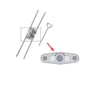 Tornillo de Expansión Ortodóntico para Uso Dental, Acero Inoxidable, Fuente de Energía Manual - Product Image 6