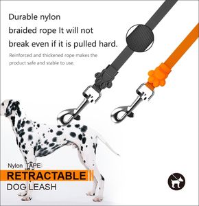 Venta al por mayor perro mascota Correa 4m Durable automático retráctil Nylon extensión cachorro corriendo perro Correa caminar - Product Image 5