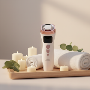 Dispositivo Portatile per la Cura del Viso con Vibrazione, Rinfrescante per Rassodamento della Pelle, Lifting Facciale, Stimolazione del Collagene ed Elasticità della Pelle - Product Image 1