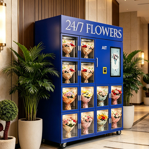 Máquina Expendedora de Flores Refrigerada Personalizada AIT Equipo Automatizado para la Conservación de Flores Frescas - Product Image 2