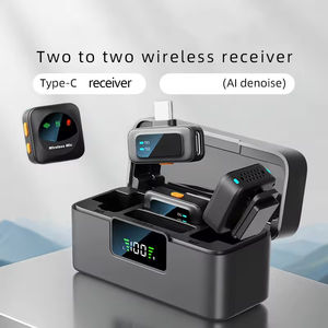 Microphone cravate sans fil 2,4 G SX36 avec <span class=keywords><strong>enregistrement</strong></span> pendant la charge, connectivité Type-C et lumière, Plug and Play, pour Vlogging - Product Image 2