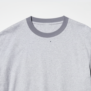 100% algodón AIRism manga corta Camiseta para hombre Crew Camiseta cuello redondo Ringer camiseta - Product Image 2