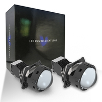 Personnalisé auto bi led laser projecteur 3 pouces lentille de projecteur 3 bi led laser projecteur lentille pour voiture