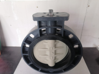 Vanne papillon manuelle à levier en plastique UPVC, type Wafer, avec corps UPVC, disque PPH et siège EPDM, de 2 à 8 pouces – Offre Spéciale ATA