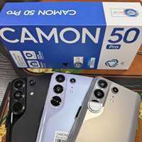Smartphone TECNO Camon 50 Pro 5G LTE CDMA Kamera 108MP RAM/ROM 16GB+1TB Baterai 8000mAh LED 6.9" Layar 90Hz Spanyol