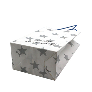 China Wholesale Gift Paper Bag Wide Base Shopping Kraft Paper Bags with Your Own logo Luxury Packaging Paper Bag with logo - Product Image 4