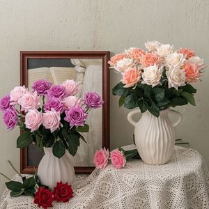 Fleurs artificielles Timo, roses en soie au toucher naturel, décoration de mariage et de maison - Product Image 1