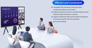 จอแสดงผล LED แบบ All-in-One รุ่น P1.25 พร้อมขาตั้งเคลื่อนที่สำหรับการสอนและการนำเสนอภายในอาคาร - Product Image 3