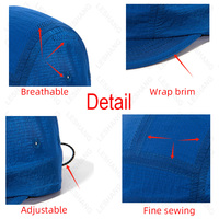 Nueva Gorra Deportiva de Nylon Ligera de 5 Paneles con Logotipo Personalizado, Gorra de Correr Personalizable, Impermeable, de Secado Rápido, Gorras Lisas Tipo Dad Hat