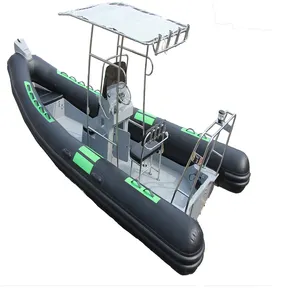 硬顶T顶捕鱼救援工作船充气半刚性rib580快艇580