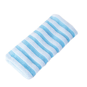 Japanese Style <b>Brushed</b> Bath Towel 25x100cm Soft Polyester Exfoliating Tool For Bathing And <b>Back</b> Scrubbing - Product Image 2