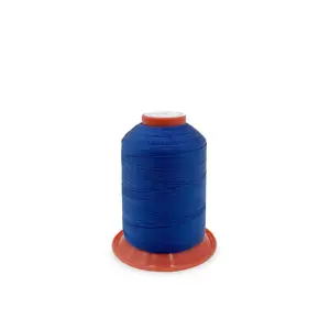 High Stretch Custom Colors bonded nylon thread for sewing 100 6 for leather products 6.6