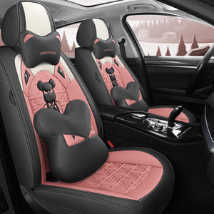 Fundas universales de cuero para <span class=keywords><strong>asientos</strong></span> de coche, accesorios impermeables de alta calidad, venta al por mayor - Product Image 5