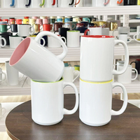 Lot de tasses à café en céramique bicolores personnalisées de 15 oz – Fournitures commerciales, vente en gros, achats en vrac, offres groupées, articles en stock