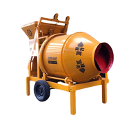 Mezcladora de Concreto Portátil Personalizada con Motor Diésel de 500L y 5.5KW, Alta Eficiencia, 10-14M3/H, Descarga Automática, Marca SG, 1 Año de Garantía