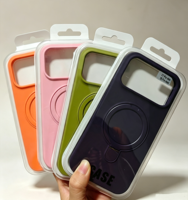 Étui magnétique en silicone de haute qualité pour iPhone 15 Pro Max avec emballage de vente au détail pour iPhone 18 Pro Capas De Celular