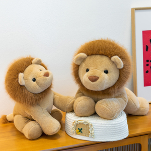Peluche de León Cachorro Realista Personalizado - Muñeco de Peluche Realista, Lindo León de Simulación para Colección - Product Image 3