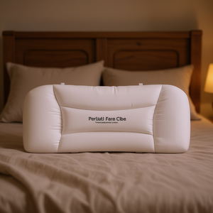 Cojín Rectangular Blanco para Cabecera de Cama, Acolchado, de Poliéster - Product Image 2