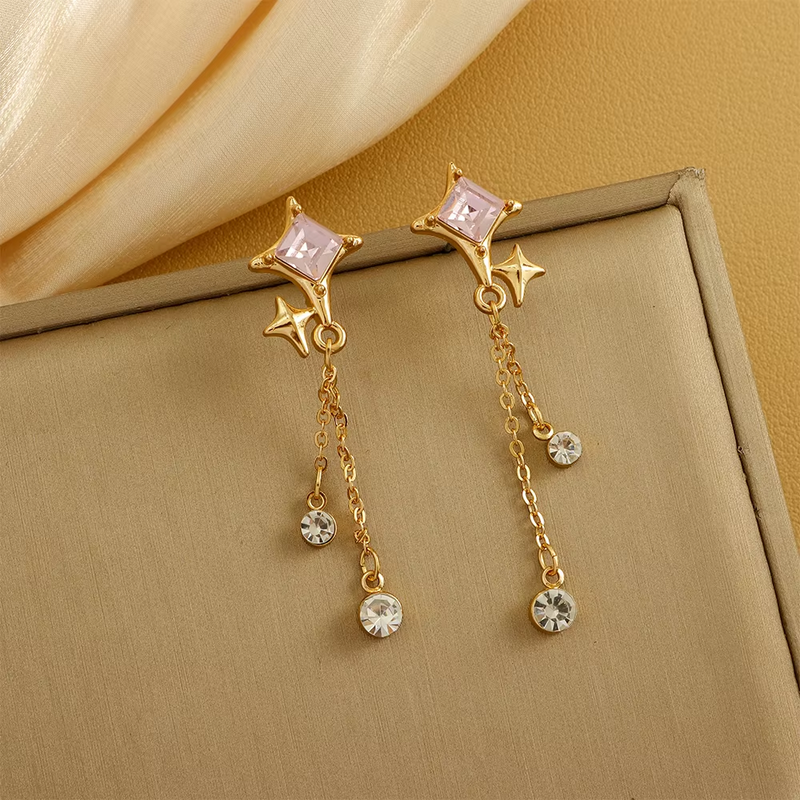 Earring Set Korean Fashion Sweet Clover