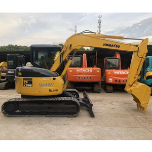 Miniexcavadoras usadas Komatsu PC78US de 7 toneladas de segunda mano Komatsu PC35MR PC40MR PC50MR PC55MR PC56 PC60 PC70 miniexcavadora de gran oferta - Product Image 1