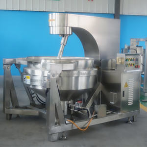 Wok-automático hervidor de agua Industrial para alimentos, máquina eléctrica de vapor para carne, alimentos, caramelo, pimienta, salsa y Gas, mezclador de cocina planetario - Product Image 4