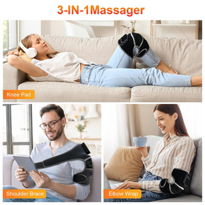 3 في 1 كهربائي مع الحرارة والاهتزاز لتخفيف الألم الساخن بمشد - Product Image 6