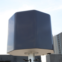 Détecteur Anti-Drone 70MHz-6GHz 360° Étanche et Durable, Dispositif de Détection de Drones Fixe 30+ Points, Détecteur d'Explosifs et de Drones