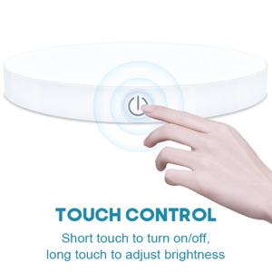 Lampes à capteur de mouvement rechargeables, à intensité variable, LED tactiles, à coller, avec batterie de 1000 mAh, lampe de nuit - Product Image 5