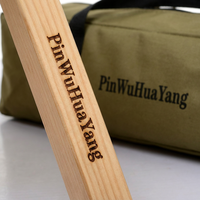 Table pliante légère en bois de pin moderne avec logo personnalisé, pliable et portable, pour pique-nique en plein air, camping, avec sac de transport pour utilisation en parc