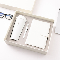 Coffret Cadeau Personnalisé en Cuir : Carnet, Mug Isotherme Écologique, Bloc-notes, Souvenir de Remise de Diplôme, Logo Imprimé, Cadeau d'Affaires Moderne