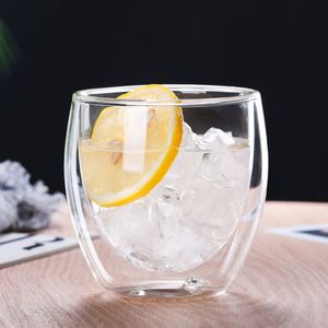 Amzn Hot 250ml 350ml 450ml Customized Print <b>Glass</b> Mugs <b>Glass</b> <b>Coffee</b> <b>Glasses</b> <b>Double</b> <b>Wall</b> <b>Glasses</b> <b>Double</b> <b>Glass</b> Cup with Handle - Product Image 4