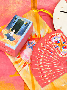 Beacon <span class=keywords><strong>Tarot</strong></span> Kart Seti 78 Kart Özel Wind Fanwei Star Ling Şifa Masa Oyunu - Product Image 5