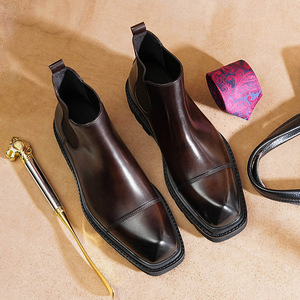 Nouvelle Tendance – Mocassins Homme en Cuir Véritable Brillant, Style Britannique Sportif Décontracté, Légers, Antidérapants et Isolants pour l'Automne - Product Image 2