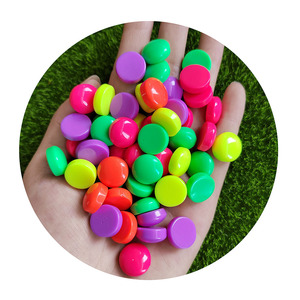 En vrac arc-en-ciel couleur chocolat haricot Flatback Rein Cabochons Mini maison de poupée chocolat bonbons Dessert <span class=keywords><strong>Slime</strong></span> perles pour Nail Art décor - Product Image 1